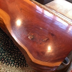 槻一枚板のテーブル　　値下げ中です