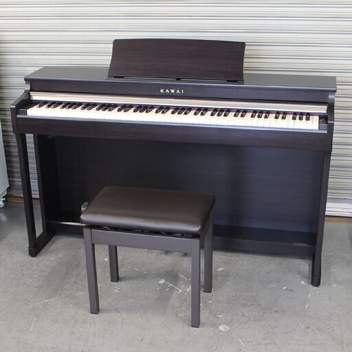 【神奈川pay可】T428) KAWAI 電子ピアノ 2015年製 CN25R 88鍵 音色数19 プレミアムローズウッド調 チェア付き 録音機能 譜面台 カワイ 直取り/自社配送限定