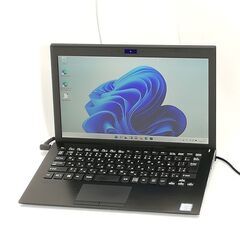 保証付 高速SSD Wi-Fi有 11.6型 ノートパソコン SONY VJPF11C11N 中古美品