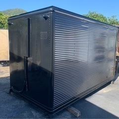 No.666 アルミバン 2ｔ 車 アルミ 箱 バイク 倉庫 トラック コンテナ 米 保管庫 物置 DIY