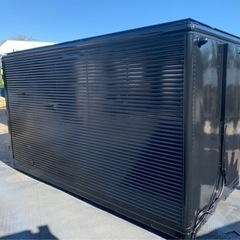 No.666 アルミバン 2ｔ 車 アルミ 箱 バイク 倉庫 トラック コンテナ 米 保管庫 物置 DIY