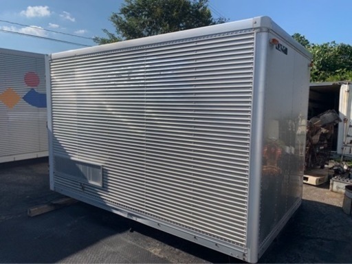 No.770 アルミバン 2t 車 アルミ 箱 バイク 倉庫 トラック コンテナ