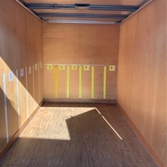 No.664 アルミバン 2ｔ車  アルミ 箱 バイク 倉庫 トラック コンテナ 米 保管庫 物置 DIY