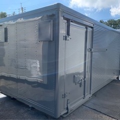 No.662 アルミバン 2ｔ 車 ワイド  アルミ 箱 バイク 倉庫 トラック コンテナ 米 保管庫 物置 DIY