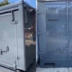 No.662 アルミバン 2t 車 ワイド アルミ 箱 バイク 倉庫 トラック