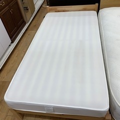 シングルベッド　ライトブラウン×ベージュ