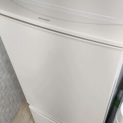 ☆SHARPセット☆左右付け替えどっちでもドア冷蔵庫＆洗濯乾燥機(^^