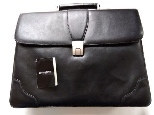 【未使用中古品】高級本牛皮ブランドCASSAZIONE milanoビジネスバッグCZ-4115　2022.1014a151