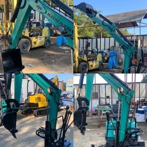 KOMATSUコマツミニユンボ PC03-1 1275hr 再塗装 整備済