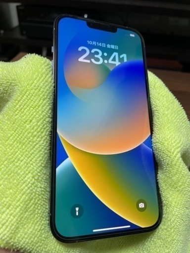 極美品】iPhone13 Pro Max 512GB シエラブルー (ケース、強化ガラス1枚