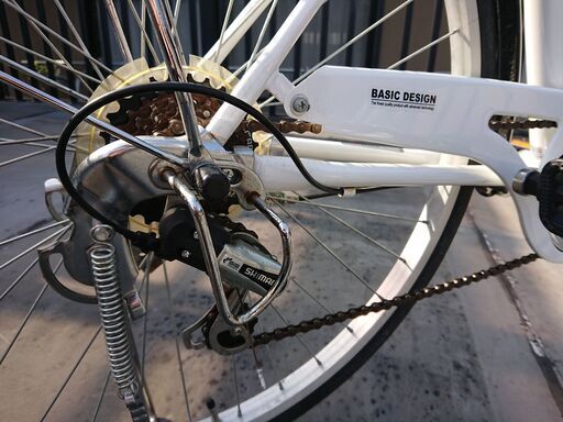 丸石自転車　26インチ　maruishi BASIC DESIGN イオン　通勤　通学　買い物