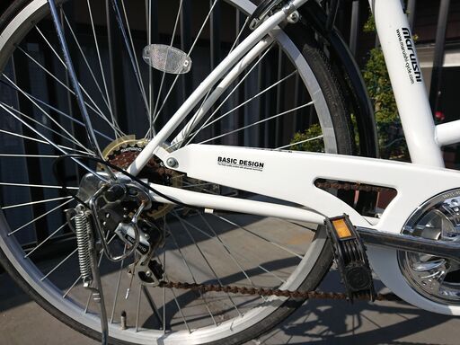 丸石自転車　26インチ　maruishi BASIC DESIGN イオン　通勤　通学　買い物