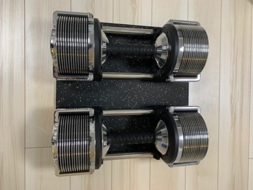 ライシン　可変式メタルダンベル 32kg 1個 1/2 フレックスベル販売実績2年連続1位のライシンから 「ライシン メタル