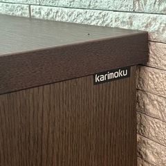 カリモク！オーク×前面ガラス！高級テレビボード