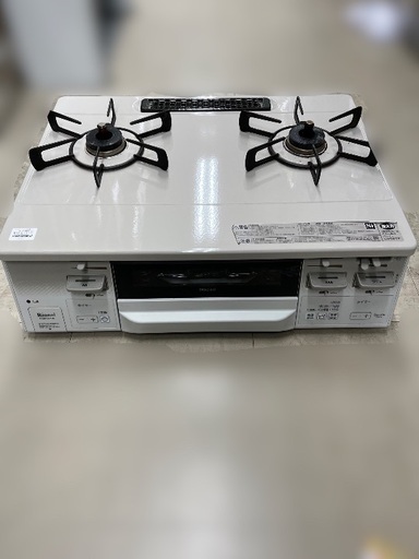J1704 Rinnai リンナイ 都市ガス用 ガステーブル ガスコンロ KG66VTW  2020年製 クリーニング済