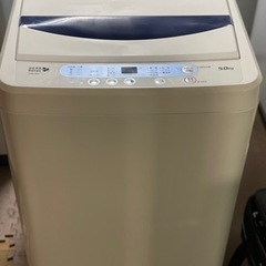 送料・設置込み　洗濯機　5kg ヤマダ　2017年