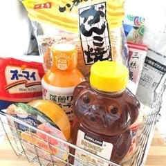 食品、お菓子セット(カゴは付きません)