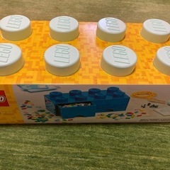 LEGO レゴ　brick drawer  8knob 水色