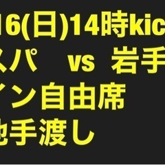 10/16 ザスパクサツ群馬　いわてグルージャ盛岡　メイン自由席...