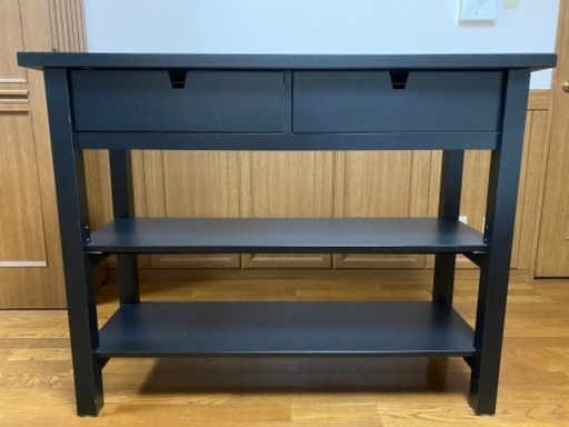 IKEA 引き出し付きテーブル(黒)