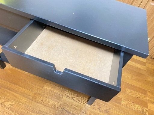 IKEA 引き出し付きテーブル(黒)
