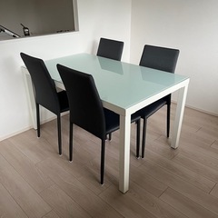 ほぼ新品 ダイニングセット ダイニングテーブル チェア
