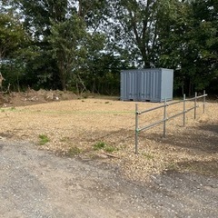 コンテナ付き　貸地・借地・重機置き場・資材置き場　北区新川