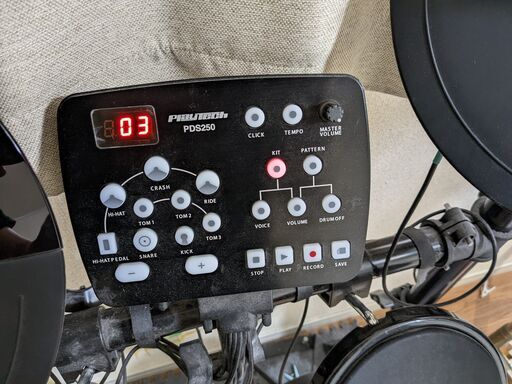 決定済）PLAYTECH PDS-250II 電子ドラム 近場はお届け可 【公式通販】