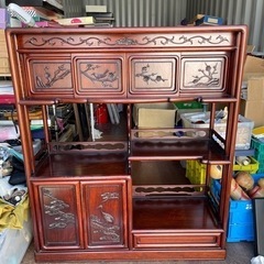 茶箪笥 飾り棚 和風