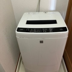 2016年製　5.0KG洗濯機 AQW-S5E3(KK) 早く勝つ！