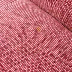 くすみピンクのソファー　二人がけ