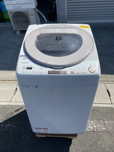 名古屋市郊外配送無料　SHARP  乾燥機能付　9kg洗濯機　ES-TX9A-N
