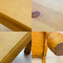 フランスベッド スペイン製 カントリーダイニングテーブル カントリーダイニングチェア 4脚