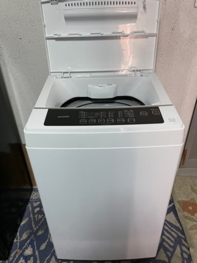 配送可能、設置無料 高年式2020年製アイリスオーヤマ 全自動洗濯機6.0