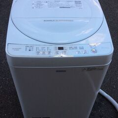RKGSE-858】特価！シャープ/SHARP/6kg/全自動洗濯機/ ES-G60SC-W/中古/2017年製/当社より近隣地域無料配達 RKGSE-858】特価！シャープ/SHARP/6kg/全自動洗濯機/ ES-G60SC-W/中古