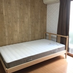 【美品】IKEA ベッドフレーム FJELLSE セミダブル