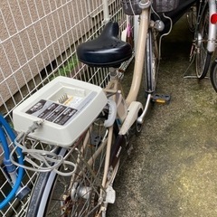 電動自転車　5000円　譲渡予定の方とお話中です。