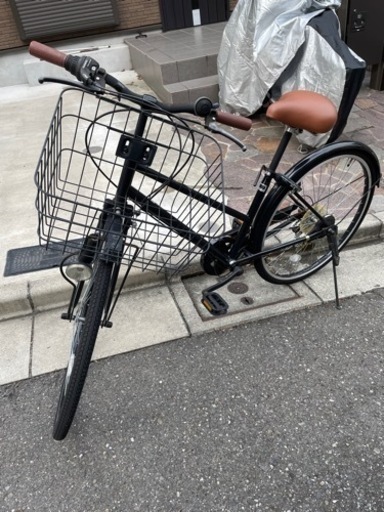 自転車 26インチ おしゃれ Lupinus(ルピナス)LP-266TD-Kシティサイクル ダイナモライト シマノ製6段ギア