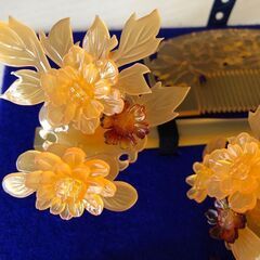 グラデーション有りのべっ甲かんざし、どなたにも合います！。