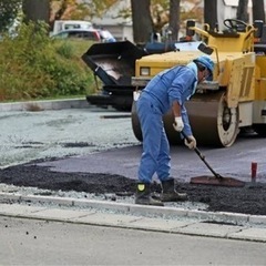 道路の舗装工事