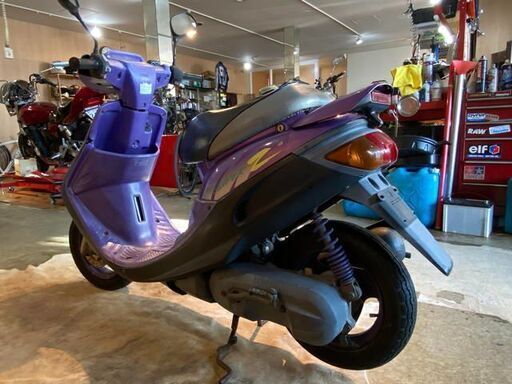 □YAMAHA SUPER JOG Z 3YK ヤマハ スーパー ジョグ ゼット パープル 4856km 50cc 実動! 原付 原チャリ スクーター バイク 札幌発★
