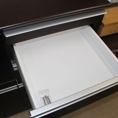 ★特別価格  美品！大幅値下げ★松田家具 食器棚・キッチンボード ライズ90レンジDBR ★大田区、品川区 配送・設置無料★店頭取引歓迎