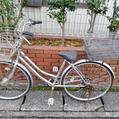(chariyoshy出品)27インチ自転車　ホワイト　オートラ...
