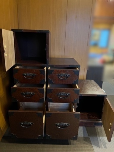 棚　希少　和風　骨董　アンティーク　食器棚　 飾り棚　昭和　レトロ家具