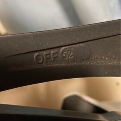 値下げアルミ付きタイヤ　17インチ