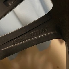 値下げアルミ付きタイヤ　17インチ