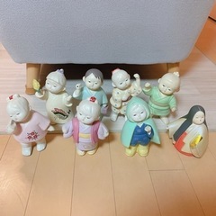 【ネット決済・配送可】引き取り希望　陶器人形　日本人形　大量　セ...