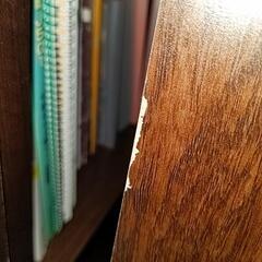 本棚と転倒防止伸縮棒のセット