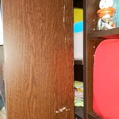 本棚と転倒防止伸縮棒のセット