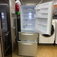 地域限定送料無料 美品【 Panasonic 】パナソニック 315L 3ドア 冷蔵庫 
